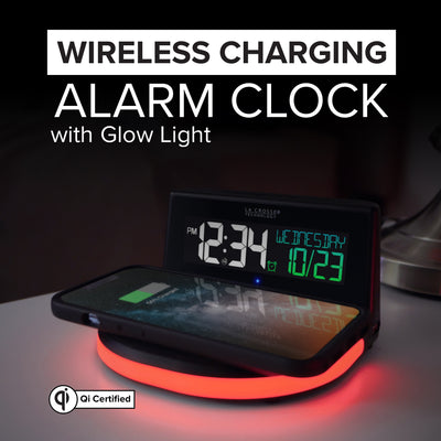 617-148V2 wireless charging alarm clock