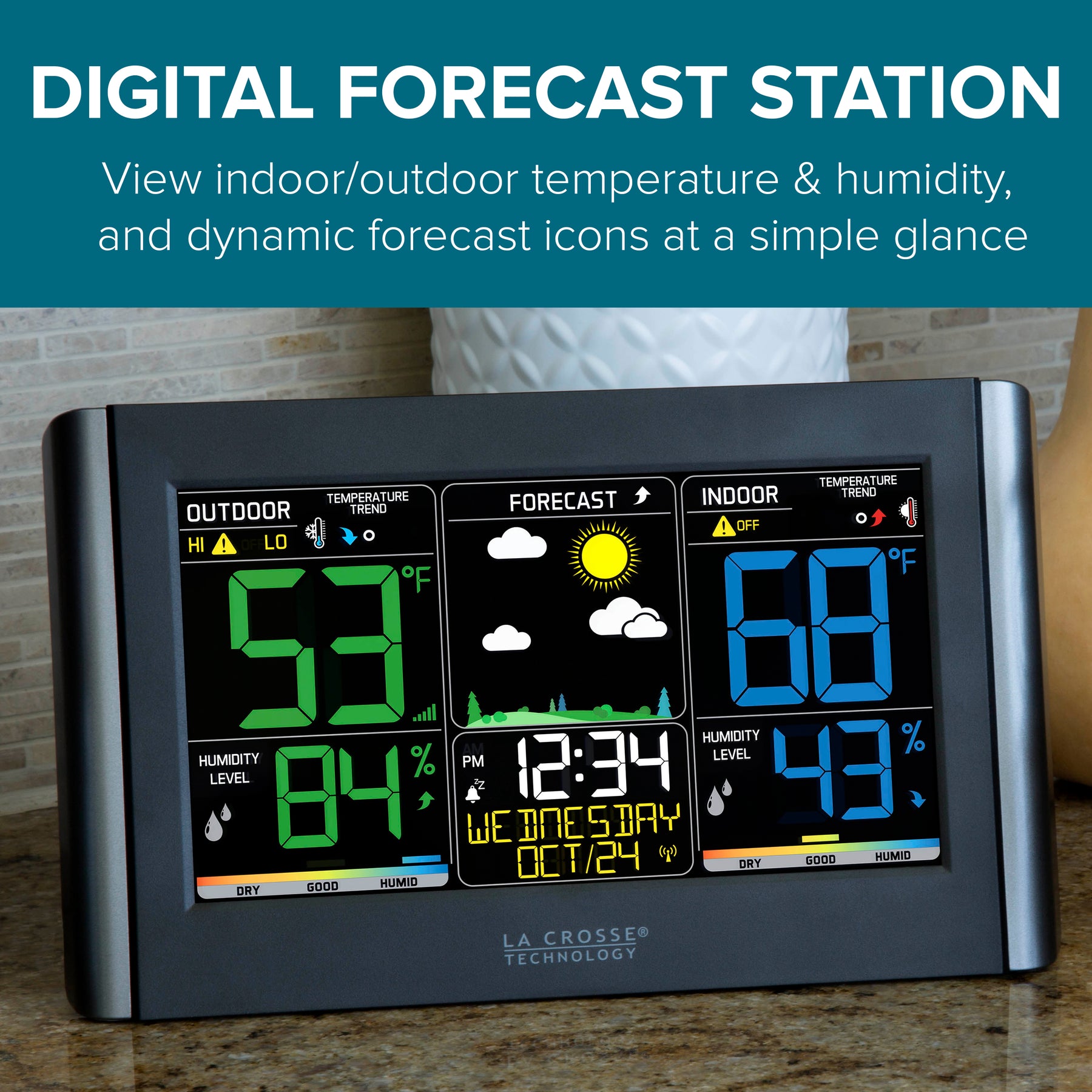 La Crosse Technology 4.02'' Wireless Weather Station