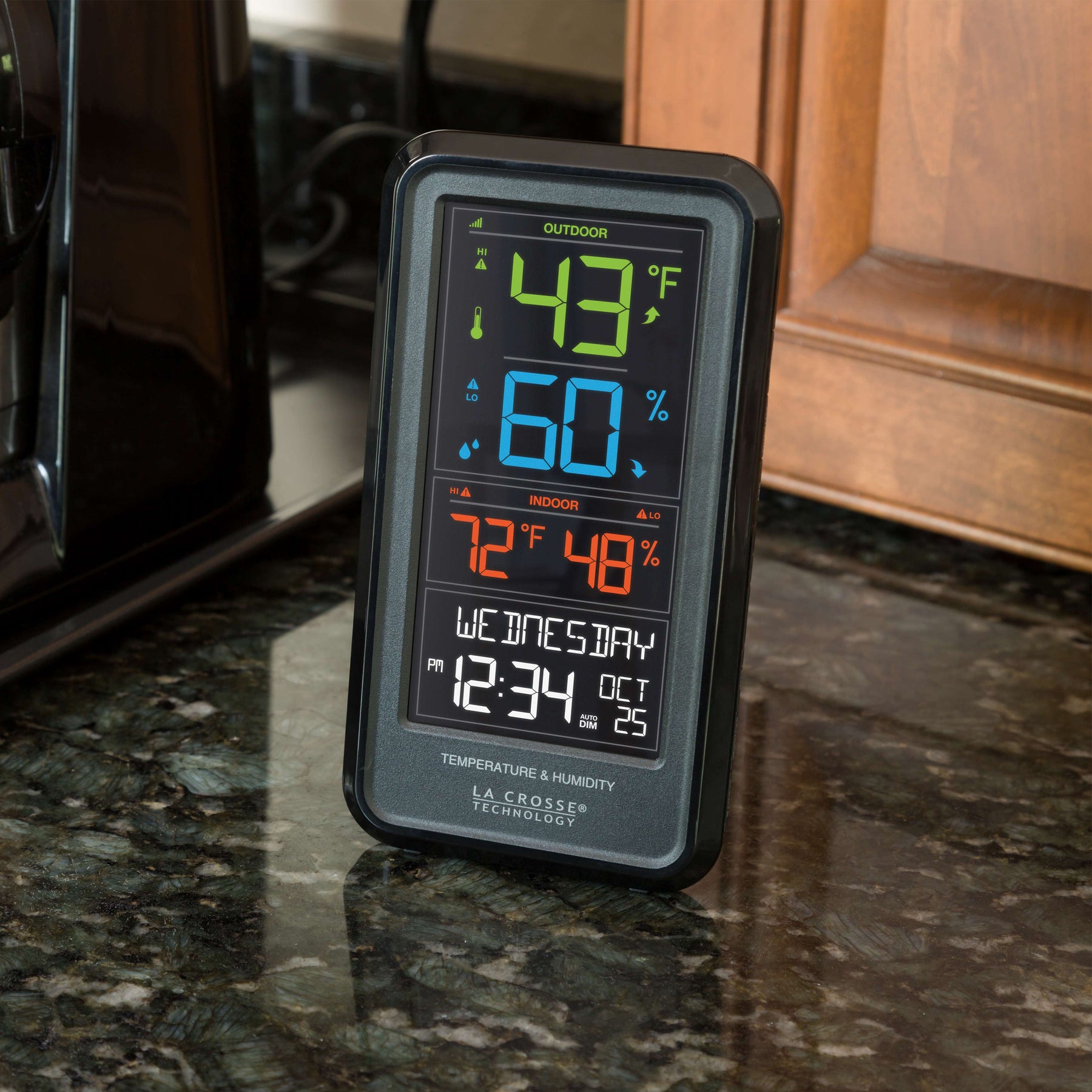 Multifunctional Color WiFi Digital Indoor Outdoor Thermometer