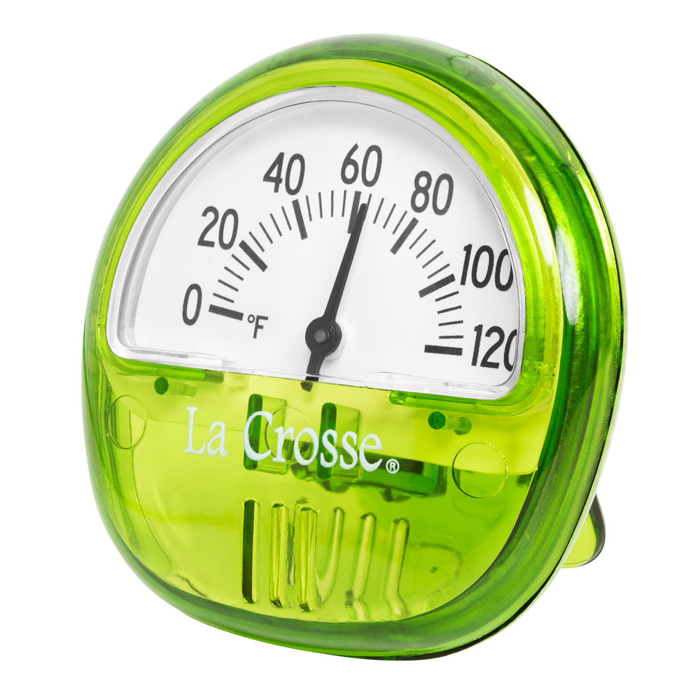 104-106GR Mini Temperature Gauge - Green - Left