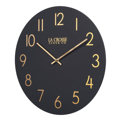 404-3841C 15.75-Inch Nyx MDF Wall Clock