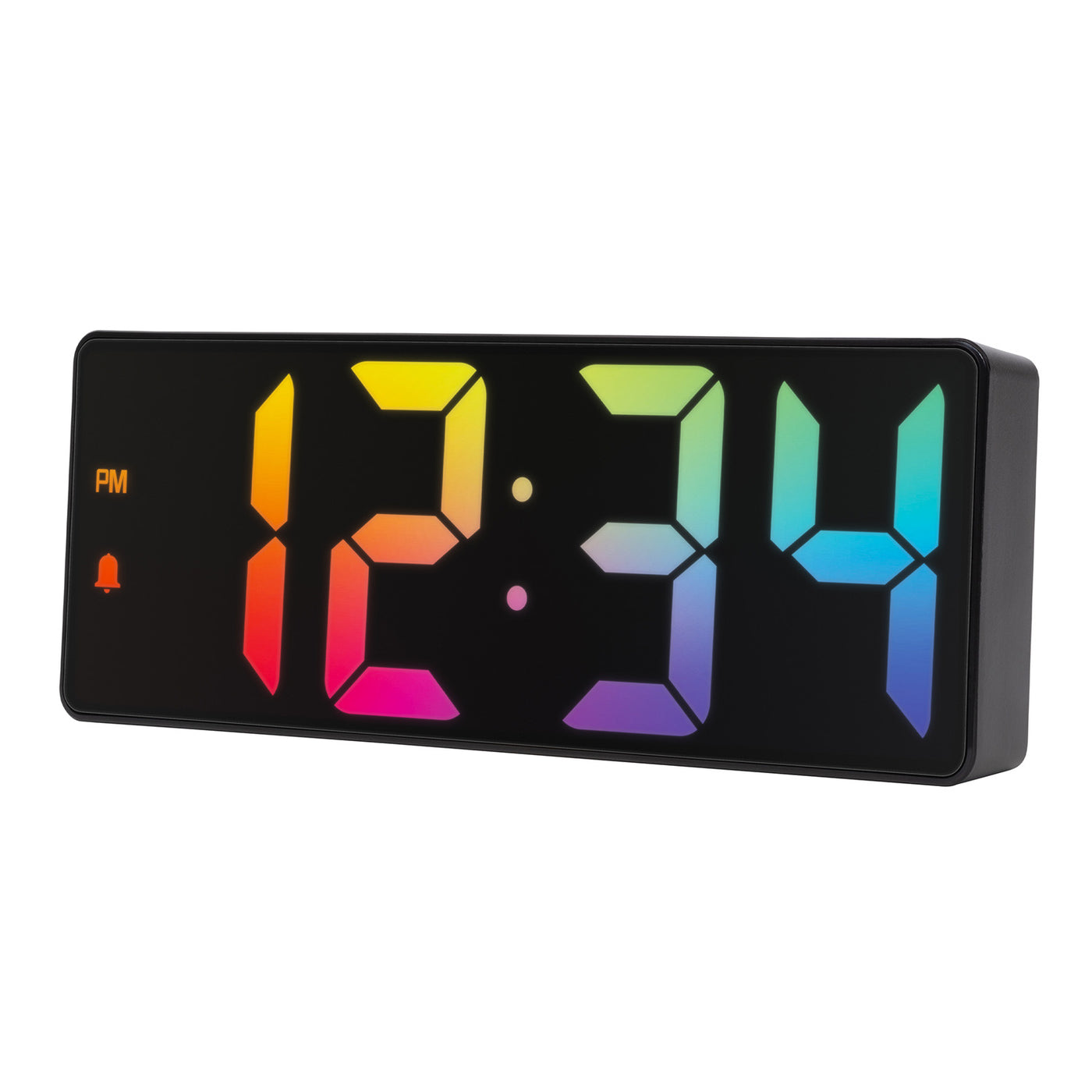 617-386 Gradient Digital Alarm Clock with Indoor Temp