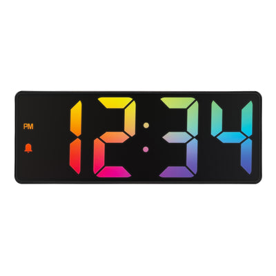 617-386 Gradient Digital Alarm Clock with Indoor Temp