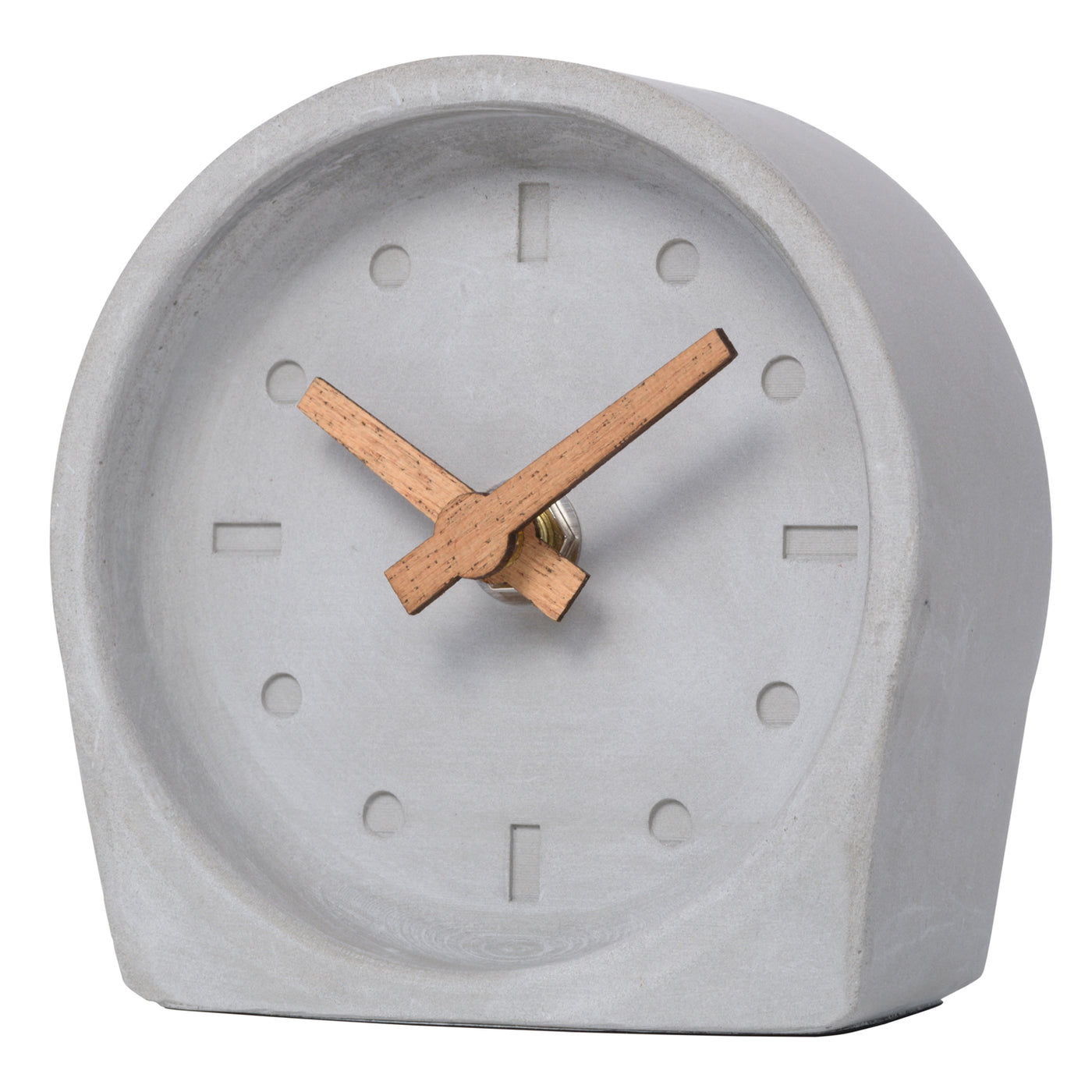 W72531 Cement Analog Tabletop Clock