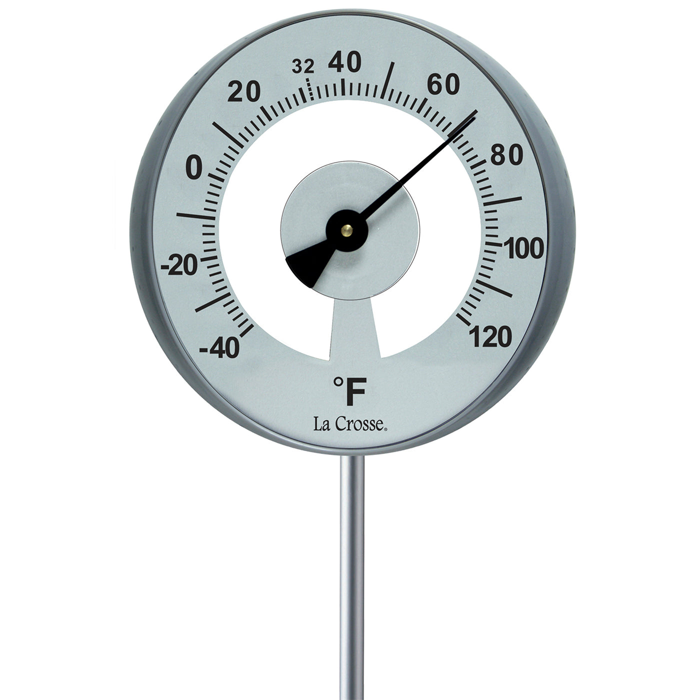 Lacrosse 104-108-A 8 in. Round Indoor & Outdoor Dial Americana Thermometer,  1 - Fred Meyer