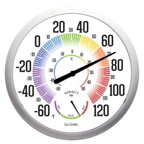 104-134 13.25 Round Thermometer – La Crosse Technology