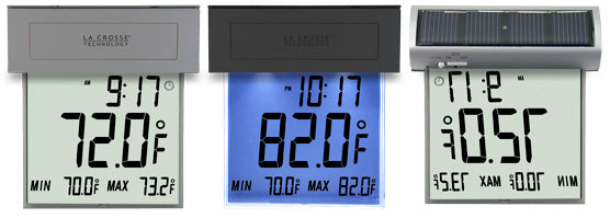 La Crosse Technology Robin Window Thermometer Plastic Multicolored 8.8 in.  - Ace Hardware