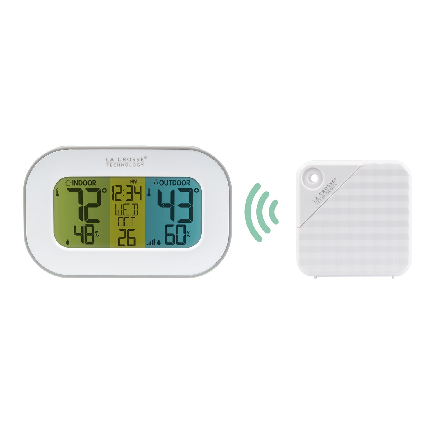 308-1910G La Crosse Technology Wireless Thermometer Weather Station TX191  Green