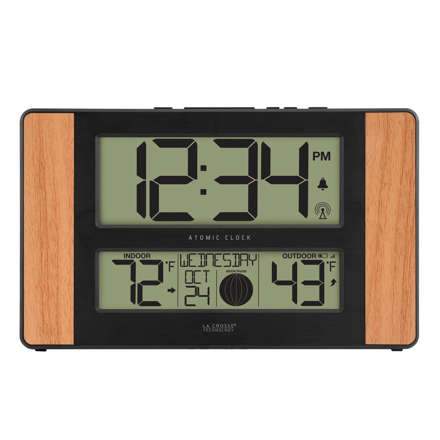 La Crosse Technology 513-113 Digital Wall Clock with Temperature & Countdown Timer