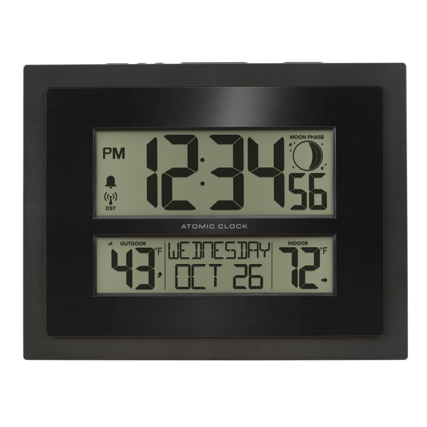 513 75624 Atomic Digital Wall Clock La Crosse Technology