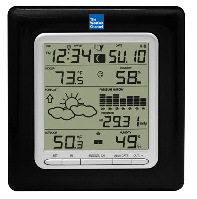 The Weather Channel® La Crosse Technology® Wireless Weather Station With  Pressure History