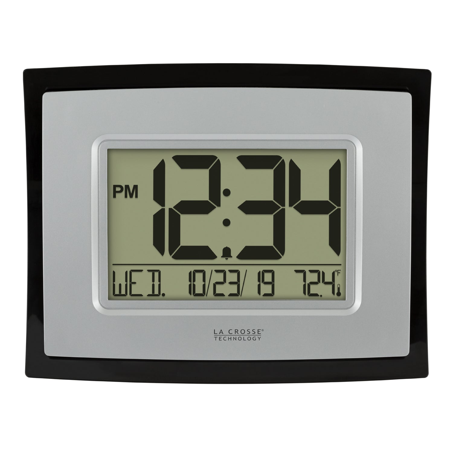 WT-8002UV2-B Digital Wall Clock with Indoor Temp and Calendar – La ...