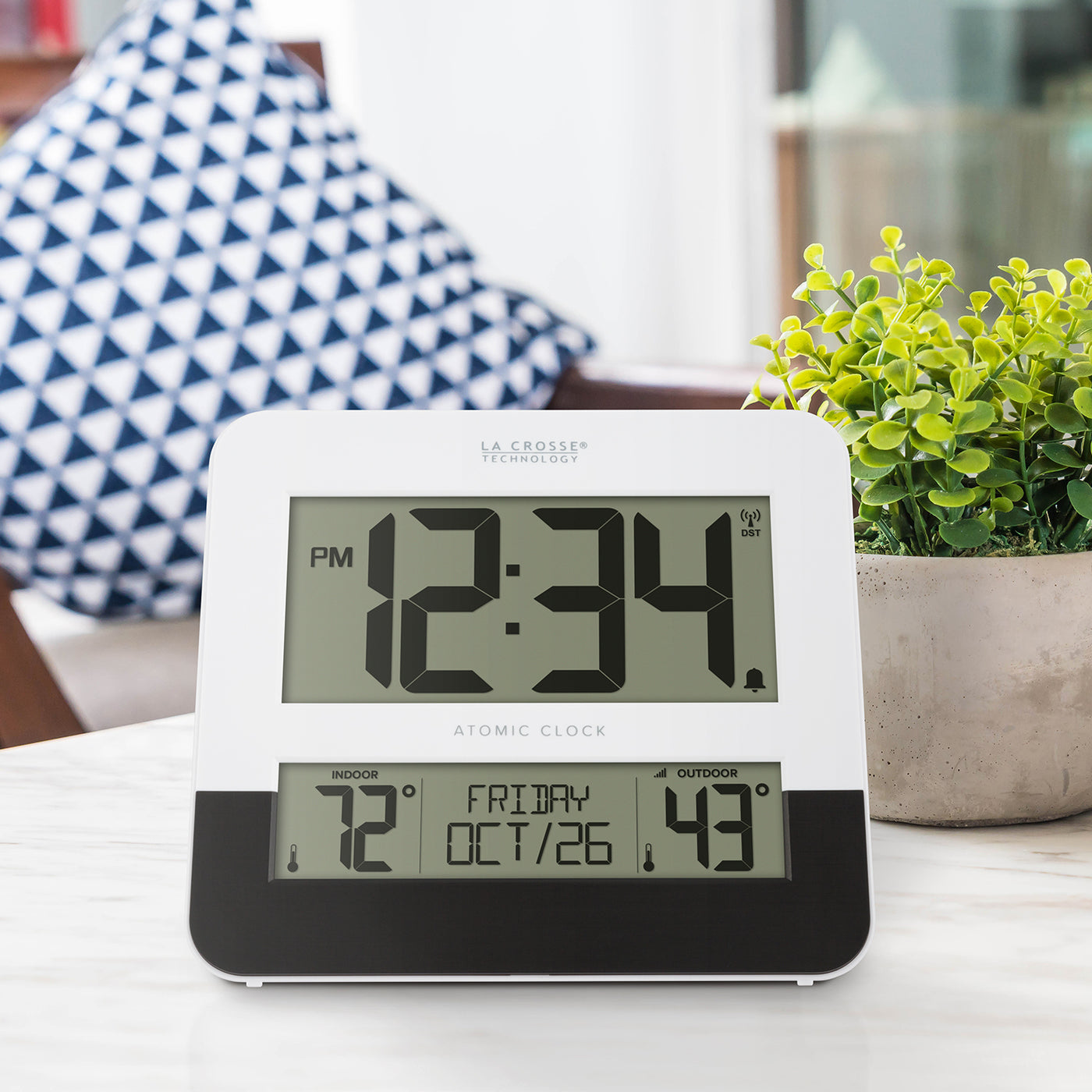 La Crosse Clock Co. 14 In. Silas Indoor/Outdoor Wall Clock Hygrometer &  Thermometer - Baller Hardware