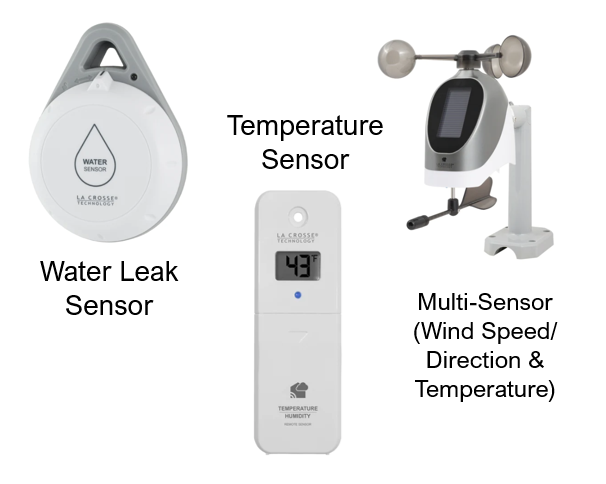 Add-On Temperature and Humidity Sensor for Existing La Crosse Alerts Mobile  System