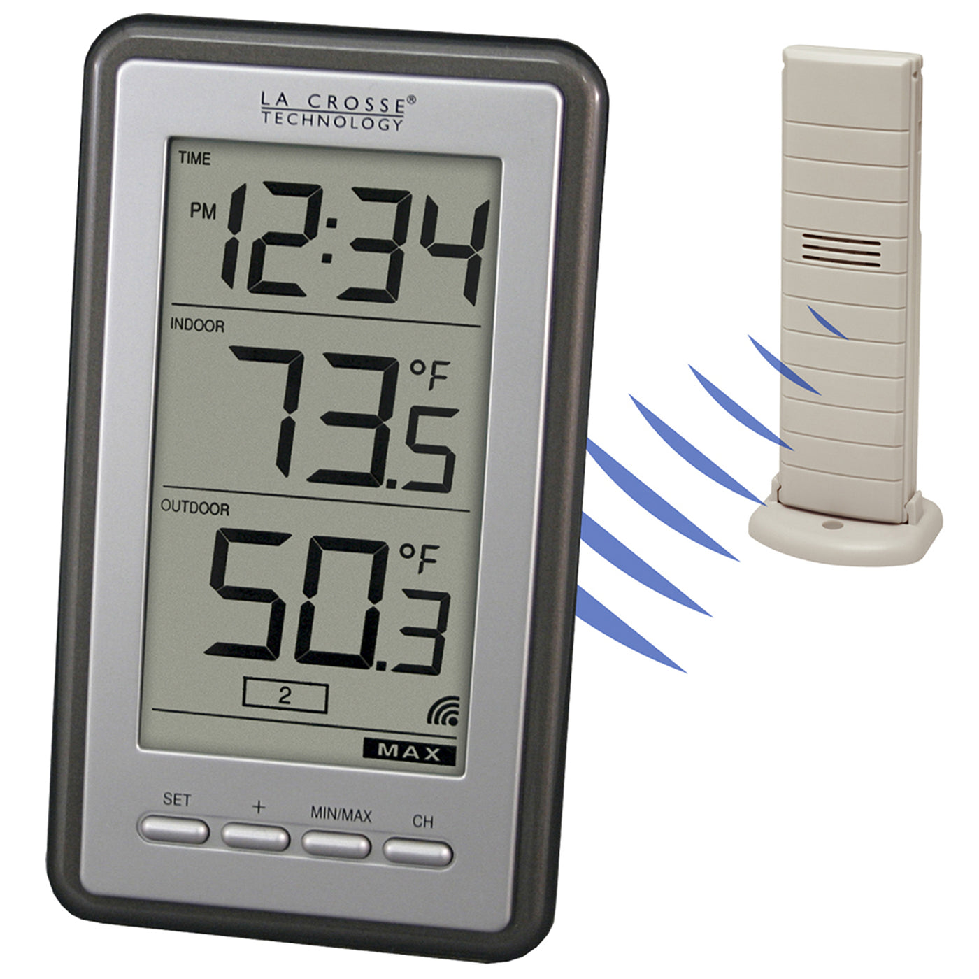 EZ Read 15.5 in. Thermometer, White